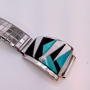 Zuni Signed Native American Watch Band - Authentic